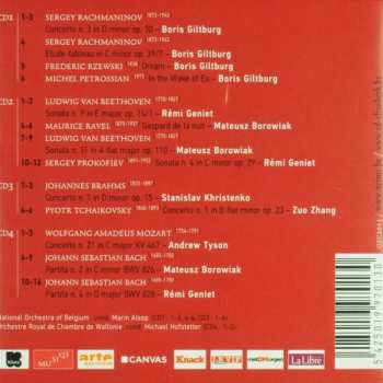 4CD/Dobozkészlet Various: Concours Reine Elisabeth - Koningin Elisabethwedstrijd Piano 2013