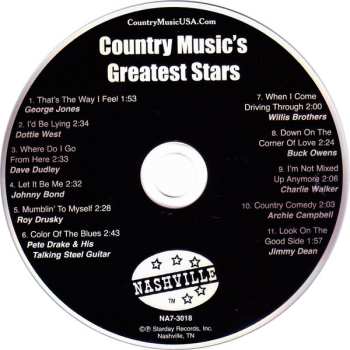 CD Various: Country Music's Greatest Stars
