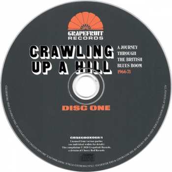 3CD/Dobozkészlet Various: Crawling Up A Hill - A Journey Through The British Blues Boom 1966-71