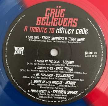 LP Various: Crüe Believers - A Tribute To Mötley Crüe CLR