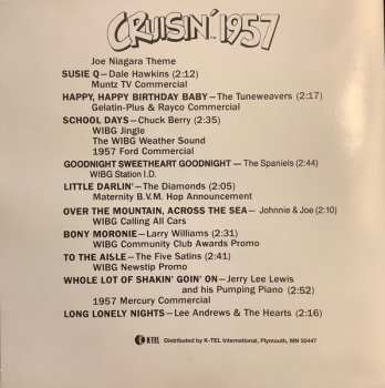 CD Various: Cruisin' 1957 - Joe Niagara, WIBG Philadelphia, Pennsylvania