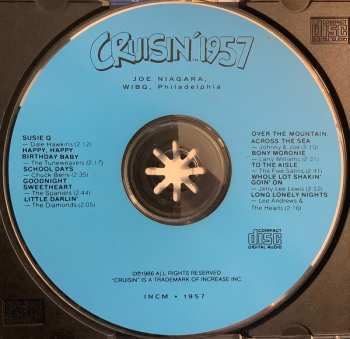 CD Various: Cruisin' 1957 - Joe Niagara, WIBG Philadelphia, Pennsylvania