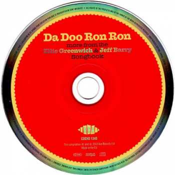CD Various: Da Doo Ron Ron (More From The Ellie Greenwich & Jeff Barry Songbook)