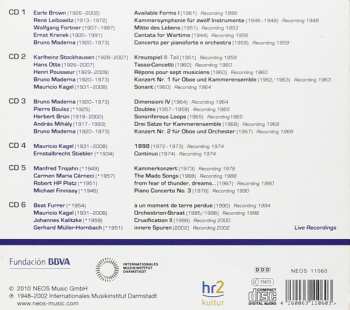 6CD Various: Darmstadt Aural Documents Box 1 - Composers - Conductors