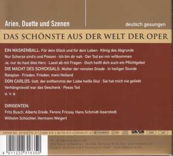 2CD Various: Das Schönste Aus Der Welt Der Oper/Ein Maskenball/Die Macht Des Schicksals/Don Carlos DIGI