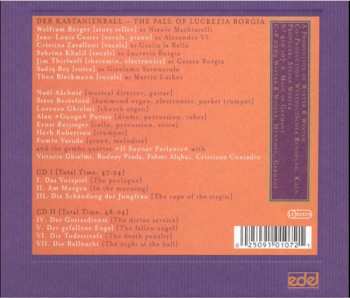 2CD Various: Der Kastanienball (The Fall Of Lucrezia Borgia)