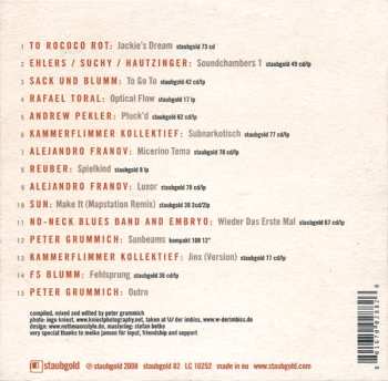 CD Various: Dinner Music For Clubbers: Peter Grummich Plays Staubgold