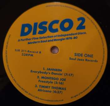 2LP Various: Disco 2 (A Further Fine Selection Of Independent Disco, Modern Soul & Boogie 1976-80) (Record B)
