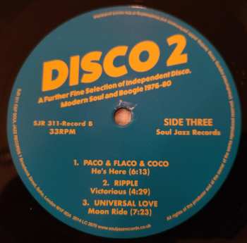2LP Various: Disco 2 (A Further Fine Selection Of Independent Disco, Modern Soul & Boogie 1976-80) (Record B)