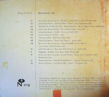 CD Various: Don't Stop: Recording Tap