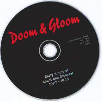 CD Various: Doom & Gloom (Early Songs Of Angst And Disaster 1927-1945) 