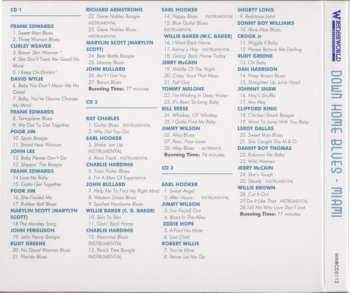 3CD Various: Down Home Blues - Miami - Atlanta & The South Eastern States - Blues In The Alley