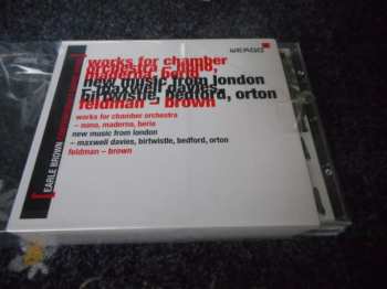 3CD/Dobozkészlet Various: Earle Brown Contemporary Sound Series Vol. 2