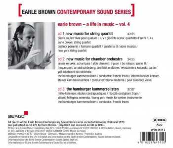 3CD/Dobozkészlet Various: Earle Brown Contemporary Sound Series Vol. 4