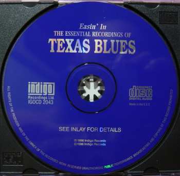 CD Various: Easin' In - The Essential Recordings Of Texas Blues