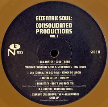 2LP Various: Eccentric Soul: Consolidated Productions Vol. 1 CLR