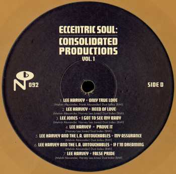 2LP Various: Eccentric Soul: Consolidated Productions Vol. 1 CLR
