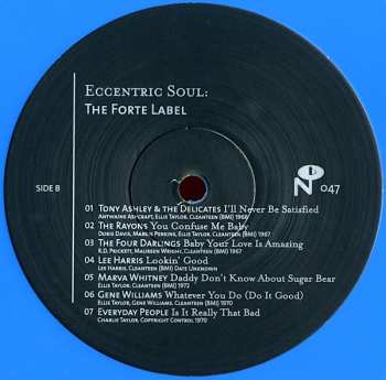 2LP Various: Eccentric Soul: The Forte Label CLR