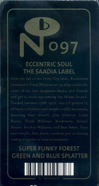 LP Various: Eccentric Soul: The Saadia Label CLR
