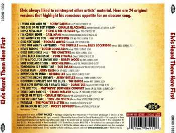 CD Various: Elvis Heard Them Here First