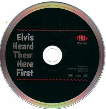CD Various: Elvis Heard Them Here First