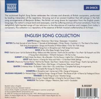 25CD/Dobozkészlet Various: English Song Collection