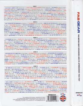 6CD/Dobozkészlet Various: Fab Gear (The British Beat Explosion And Its Aftershocks 1963-1967)