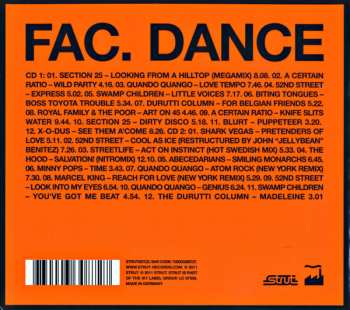 2LP/CD Various: Fac. Dance: Factory Records 12" Mixes & Rarities 1980-1987