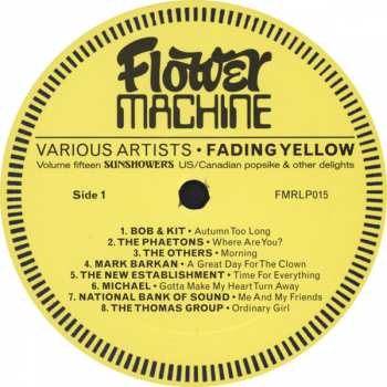 LP Various: Fading Yellow Volume Fifteen: Sunshowers (US/Canadian Popsike & Other Delights) LTD | NUM