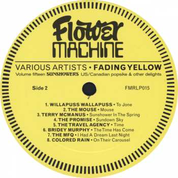 LP Various: Fading Yellow Volume Fifteen: Sunshowers (US/Canadian Popsike & Other Delights) LTD | NUM