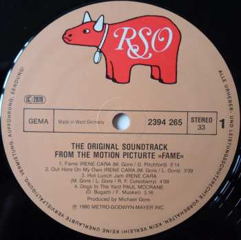 LP Various: Fame (The Original Soundtrack From The Motion Picture)