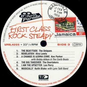 2LP Various: First Class Rock Steady