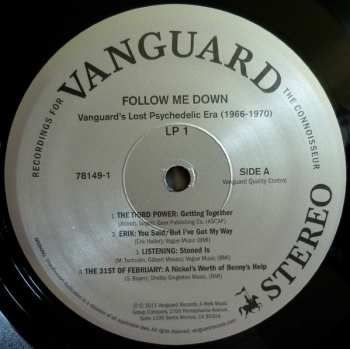 2LP Various: Follow Me Down – Vanguard's Lost Psychedelic Era (1966-1970)