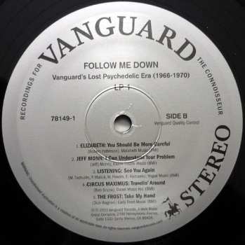2LP Various: Follow Me Down – Vanguard's Lost Psychedelic Era (1966-1970)