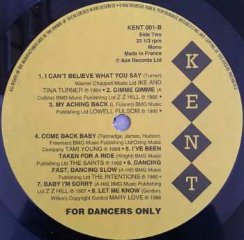 LP Various: For Dancers Only