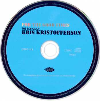 CD Various: For The Good Times (The Songs Of Kris Kristofferson)