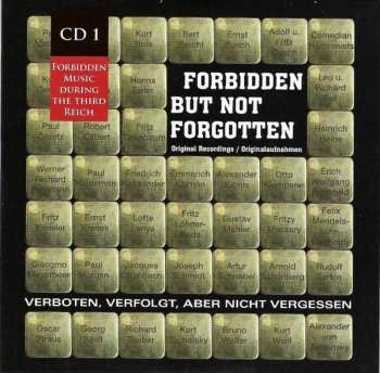 10CD/Dobozkészlet Various: Forbidden But Not Forgotten = Verboten, Verfolgt, Aber Nicht Vergessen (Forbidden Music During The Third Reich)