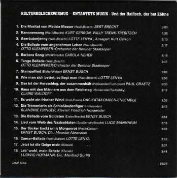 10CD/Dobozkészlet Various: Forbidden But Not Forgotten = Verboten, Verfolgt, Aber Nicht Vergessen (Forbidden Music During The Third Reich)