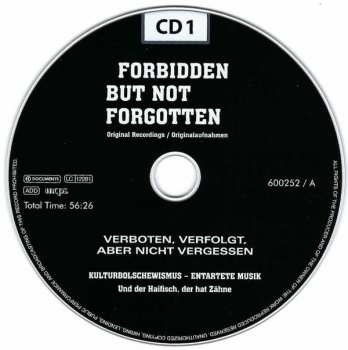 10CD/Dobozkészlet Various: Forbidden But Not Forgotten = Verboten, Verfolgt, Aber Nicht Vergessen (Forbidden Music During The Third Reich)