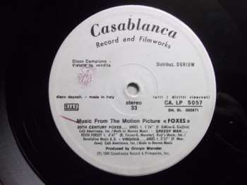 2LP Various: Foxes (Original Soundtrack)