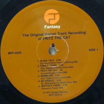 LP Various: Fritz The Cat (Original Soundtrack Recording)