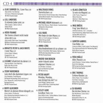 4CD/Dobozkészlet Various: Ganz In Weiß - Die Grossen Schlager der 60er-Jahre