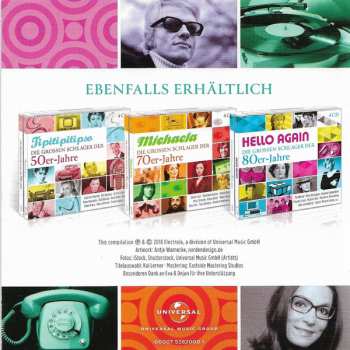 4CD/Dobozkészlet Various: Ganz In Weiß - Die Grossen Schlager der 60er-Jahre