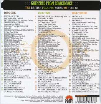 3CD/Dobozkészlet Various: Gathered From Coincidence: The British Folk-Pop Sound Of 1965-66 