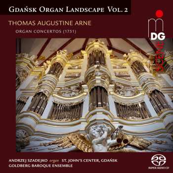 Album Various: Gdansk Organ Landscape Vol.2 - Thomas Augustine Arne