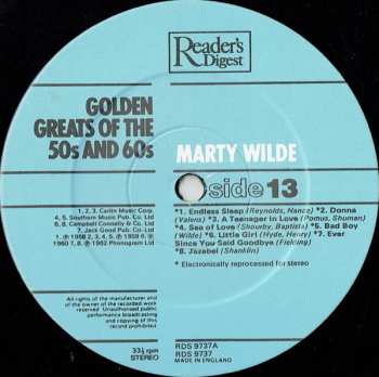 11LP/Dobozkészlet Various: Golden Greats Of The 50s And 60s