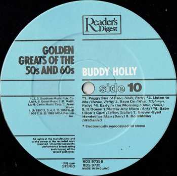 11LP/Dobozkészlet Various: Golden Greats Of The 50s And 60s