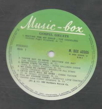 LP Various: Gospel Greats Volume I