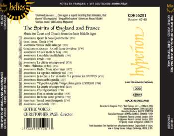 CD Various: The Spirits Of England And France I (Music For Court And Church From The Later Middle Ages)