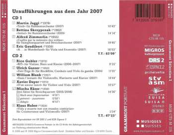 2CD Various: Grammont Sélection 1 (Uraufführungen Aus Dem Jahr 2007)